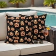 thumbnail image 4 of Halloween Pumpkins Outdoor Waterproof Pillow Covers, Fall Scary Halloween Funny Decorative Square Throw Pillowcase Sofa Cushion Sham for Patio/Couch/Chair, 20"x20" 2 Pack, 4 of 8