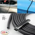 thumbnail image 2 of 3 Meters Car Door Seal Strip Rubber Weatherstrip Protector Edge Trim Guard Universal Protector, 2 of 7
