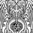 thumbnail image 2 of Playera Kingmonster Cthulhu 2 Blanca Kingmonster  Estampado, 2 of 3