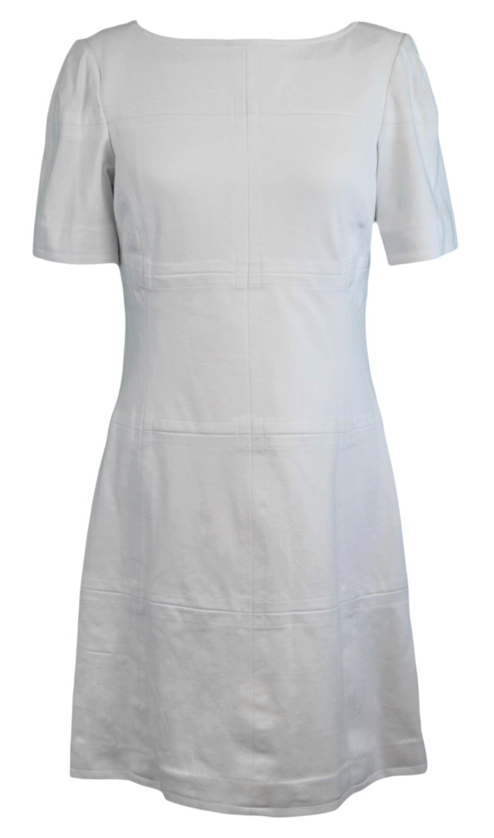 OLIAN Maternity Women's White Tie Neck Colorblock Empire Waist Dress $133 NWT 