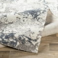 thumbnail image 5 of Mark&Day Area Rugs, 4x6 Ciel Modern Abstract Marble Shag Denim Area Rug, Blue Grey Ivory Marble Swirl Carpet for Living Room, Bedroom or Kitchen (3'11" x 5'7"), 5 of 8