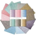 thumbnail image 1 of xianyou-Scrapbook Papier 12x12, 24 Feuilles/24 Designs Papier Texturé Double Face, Papier de Scrapbooking Boho pour Journaux de Jungles Décoration d'Album Photo Origami, Doux, 1 of 4