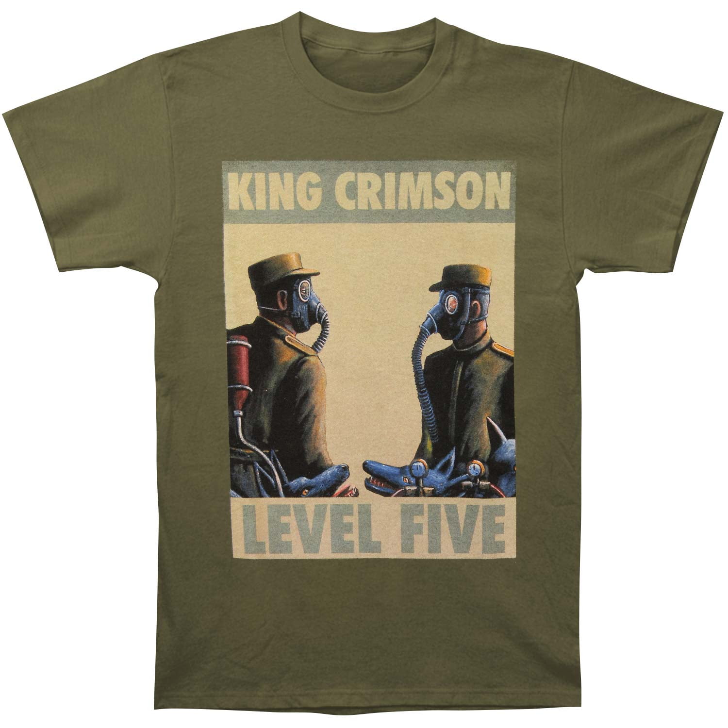 Men's King Crimson Level Five (Retro Design) T-shirt Medium Green -  Walmart.com