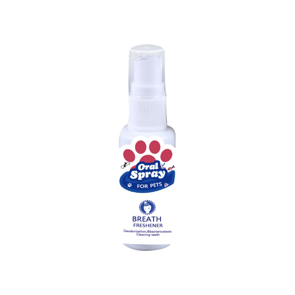 Bowake Pet Teeth Breath Cleaning Freshener Dog Cat Dental Spray Care