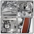 thumbnail image 4 of Xtune Headlight Assembly 9022760 Bulb Not Included; Standard Beam; Crystal Clear Lens; Chrome Plated Housing; Uses Stock Bulb; Set Of 2, 4 of 5