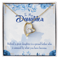 thumbnail image 4 of To My Daughter Great Daughter From Dad Forever Necklace w Message Card, 4 of 20