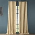 thumbnail image 3 of HPD Half Price Drapes Millet Faux Linen Room Darkening Curtains for Bedroom & Living Room Curtains (1 Panel), Door & Window Curtains 108 inches long, Rod Pocket Curtains & drapes, 50W X 108L, 3 of 7