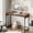 Brown, variant on YQ JENMW Computer Desk, Modern Simple Writing Desk with Sturdy Metal Frame, Multipurpose Home Office Workstation for Bedroom Study