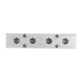 thumbnail image 1 of Pneumatic Manifold Air Distribution Block, Manifold Block Splitter G1/2 Input G1/4 Output High Pressure Resistance 30x30mm    For Compressors, 1 of 8