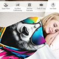 thumbnail image 3 of Orinice Panda Bear with Human-Like Features Warm Lightweight Blanket Soft Fleece Blankets for All Seasons - Exquisite Gifts 40x50in, 3 of 6