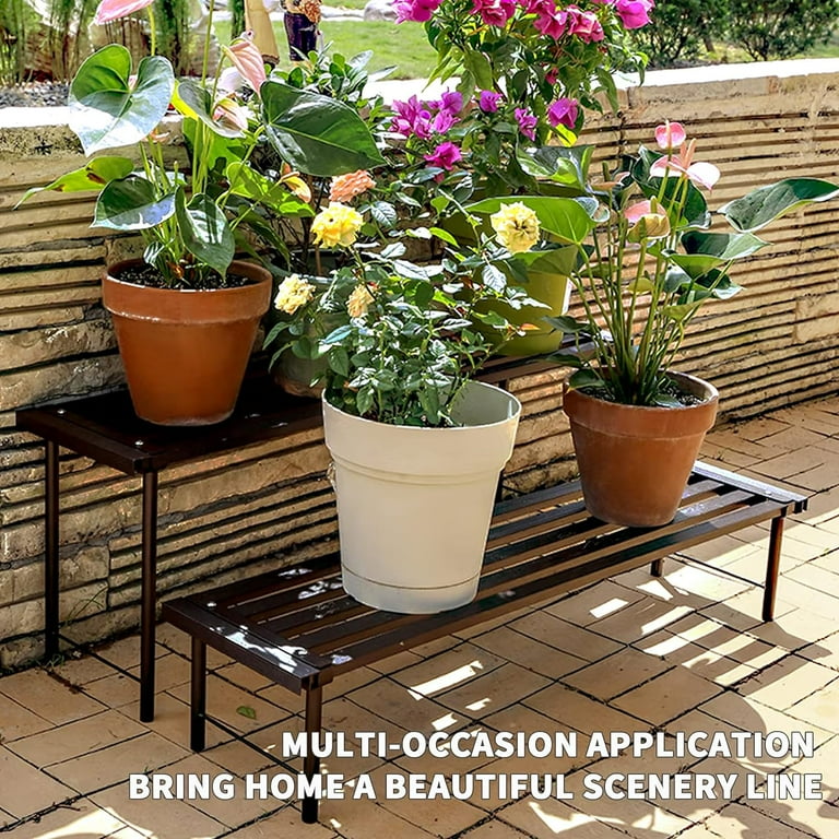 Metal Plant Stands, Rust-proof Aluminum Flower Pot Stand Metal Plant Stands, Rust-proof Aluminum Flower Pot Stand