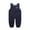 Navy Blue, variant on GYRATEDREAM Toddler Kids Baby Boy Girl Lightweight Bib Overall Down Snowsuit Winter Snow Pants/18-24 Months