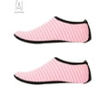 thumbnail image 4 of Gustave Unisex Barefoot Water Skin Shoes Strip Beach Sock Quick-Dry Aqua Water Socks For Beach Swim Surf Outdoor Exercise "S,Pink", 4 of 8