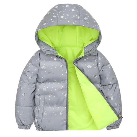 

Honeeladyy Winter Toddler Kids Baby Grils Boy Outdoor Waterproof Coat Down Jacket Overcoat Outwear Silver Clearance under 10$
