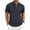 Navy, variant on PBNBP Polos Shirts for Men,Mens Knitted Polos Shirts Quarter Zip Polos T Shirt Short Sleeve Regular Fit Shirt for Summer