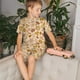 thumbnail image 4 of Balery Fall Leaves Conjunto de Pijama Infantil de Manga Corta con Estampado – Ropa de Dormir de Algodón Suave-3X-Large, 4 of 6