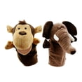 thumbnail image 2 of 2 marionetas de mano de animales para contar historias, lindos juguetes de peluche suaves para juegos, diversión, fiestas, regalos, herramienta de mono elefante, 2 of 8