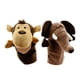 thumbnail image 2 of 2 marionetas de mano de animales de peluche, juguete educativo de peluche para contar historias, para juegos en interiores, ejercicios preescolares mono elefante, 2 of 10