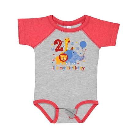 

Inktastic Safari 2nd Birthday Gift Baby Boy or Baby Girl Bodysuit