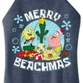 thumbnail image 3 of SpongeBob SquarePants - Merry Beachmas - Juniors High Neck Tank Top, 3 of 6