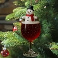 thumbnail image 6 of Coollooc Beer Glass Christmas Ornaments, Unique Food Drink Keepsake Craft Beer Mug, 2D Flat Acrylic Beer Wine Bottle Whiskey Champagne Bottle Christmas Tree Decorations for Home(C,4Pcs), 6 of 8