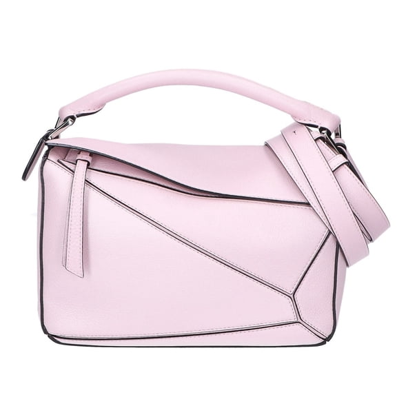 Pre-Owned LOEWE (Loewe) 322.81.S21 Puzzle Bag Small 2-Way Shoulder Bag/Handbag, Icy Pink,...