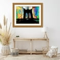 thumbnail image 3 of Stephen Chambers 24x19 Gold Ornate Wood Framed With Double Matting Wall Art Titled - Brooklyn Bridge 2, 3 of 6
