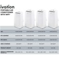 thumbnail image 3 of Ivation 12000 BTU Portable Air Conditioner Up to 450 Sq Ft, 3-in-1 Wi-Fi Cooling, Dehumidifier & Fan, 3 of 8
