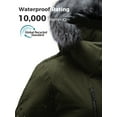 thumbnail image 5 of Wantdo Women's Warm Coat Quilted Winter Jacket Windproof Hooded Parka Jacket Army Green XL, 5 of 12