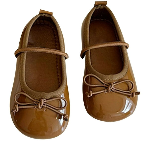 Huowey Girls Flat Shoes For Toddlers Kids Soft Sole On Casual Shoes Everyday Wear Comfortable Lightweight Breathable Holiday Footwear, 9-9.5Years