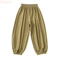 thumbnail image 2 of LYHaoo Relaxed Fit Boys Pants For Kids Tee Lasting Everyday Trousers For Boys And Girls Long Pants for Boys(Green), 2 of 7