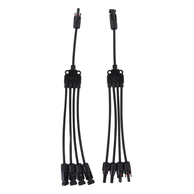 Solar Connector, Parallel PPO PVC Y Branch Adapter For Replacement Y5,Y4,Y3