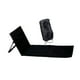 thumbnail image 5 of Asiento de suelo con respaldo, silla de playa plegable para viajes por carretera y césped Negro, 5 of 8