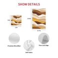 thumbnail image 7 of Orange Brown Ombre Kitchen Dish Towels for Drying Dishes Set of 4, Modern Geometric Moire Abstract Art Waffle Weave Microfiber Hand Tea Bathroom Towels Quick Dry & Absorbent Towel 12x12, 7 of 7
