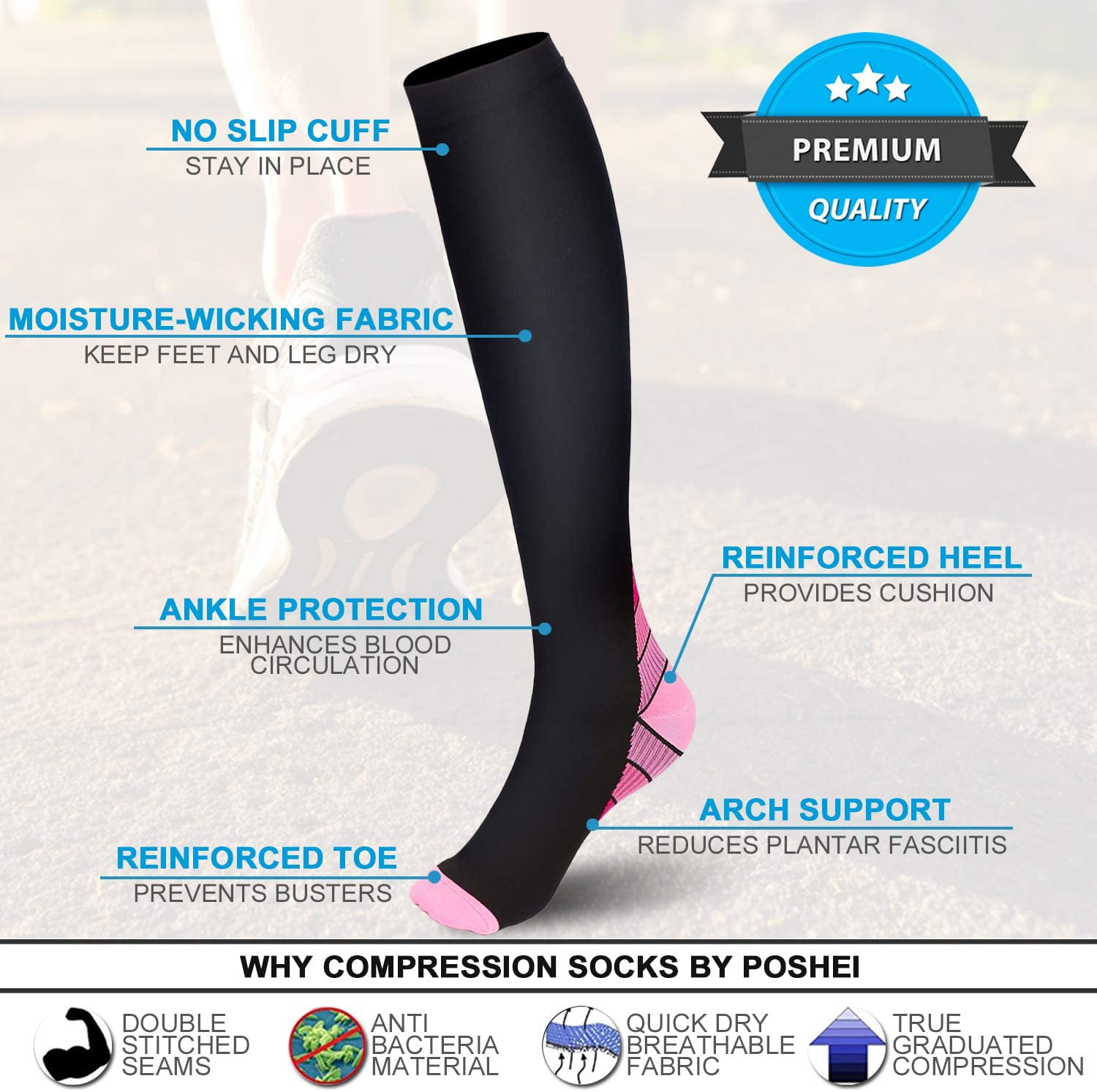 compression socks for men sizes