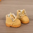 thumbnail image 4 of Para zapatos Labubu de 17 cm y botas de muñeca de algodón de 15 cm-zapatos casuales de cuero PU estilo Dr Martens para accesorios de muñecas, 4 of 5