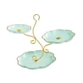 thumbnail image 3 of veasfak 3 Layer Fruit Plate Holder 3 Tier Serving Tray for Birthday Banquet Festival green, 3 of 9