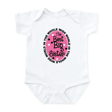 

CafePress - Big Sis Body Suit - Baby Light Bodysuit Size Newborn - 24 Months
