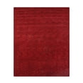thumbnail image 3 of Rugsotic Carpets Hand Knotted Wool Area Rug 9'x12' Red Contemporary Rectangle Indoor Rug for Living Room, Bedroom Antimicrobial L00102, 3 of 5