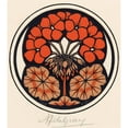 thumbnail image 2 of Julie de Graag 15x16 Gold Ornate Wood Frame and Double Matted Museum Art Print Titled - East Indian Cherry (1916), 2 of 4
