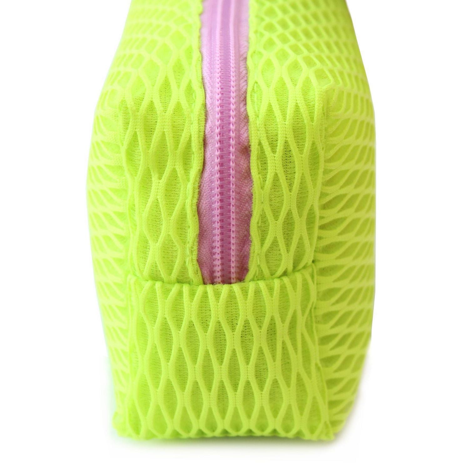 Pen+Gear Athleisure Mesh Pencil Pouch in Neon Yellow
