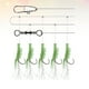 thumbnail image 5 of EeaseMX Anzuelo luminoso de 3 cuerdas para camarones, señuelo de pesca, anzuelo, señuelo, gusano, señuelo falso (n.° 6), 5 of 8