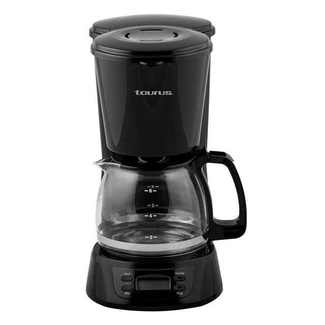 Cafetera Digital Taurus 6 Tazas Negra