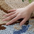 thumbnail image 4 of Bathroom Rug Mat 20x31, Ultra Absorbent Microfiber Shaggy Door Mat, Desert Oasis Sunset Fluffy Rug with Camel & Palm Tree, Quick Dry Bath Carpet for Toilet Bathtub Bedroom, 4 of 9