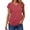 Brick Red, variant on Fashion Casual Women Short Sleeve Solid O Neck Tops Ladies Tee T Shirt Shirt Women Cold Gear Blank Women Short Sleeve Shirts Women under Scrub Women Long Sleeve Shirts Long Sleeved Shirt
