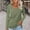 Green, variant on Ayfxijin Long Sleeve Shirts for Women,Women's Fashion Casual V-neck Long Sleeve T-Shirts Solid Basic Tees Blouses
