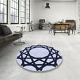 thumbnail image 4 of Ahgly Company Tapis d'Intérieur Lavables en Machine, Rectangle Transitionnel, Violet Pâle, 2' x 4', 4 of 7
