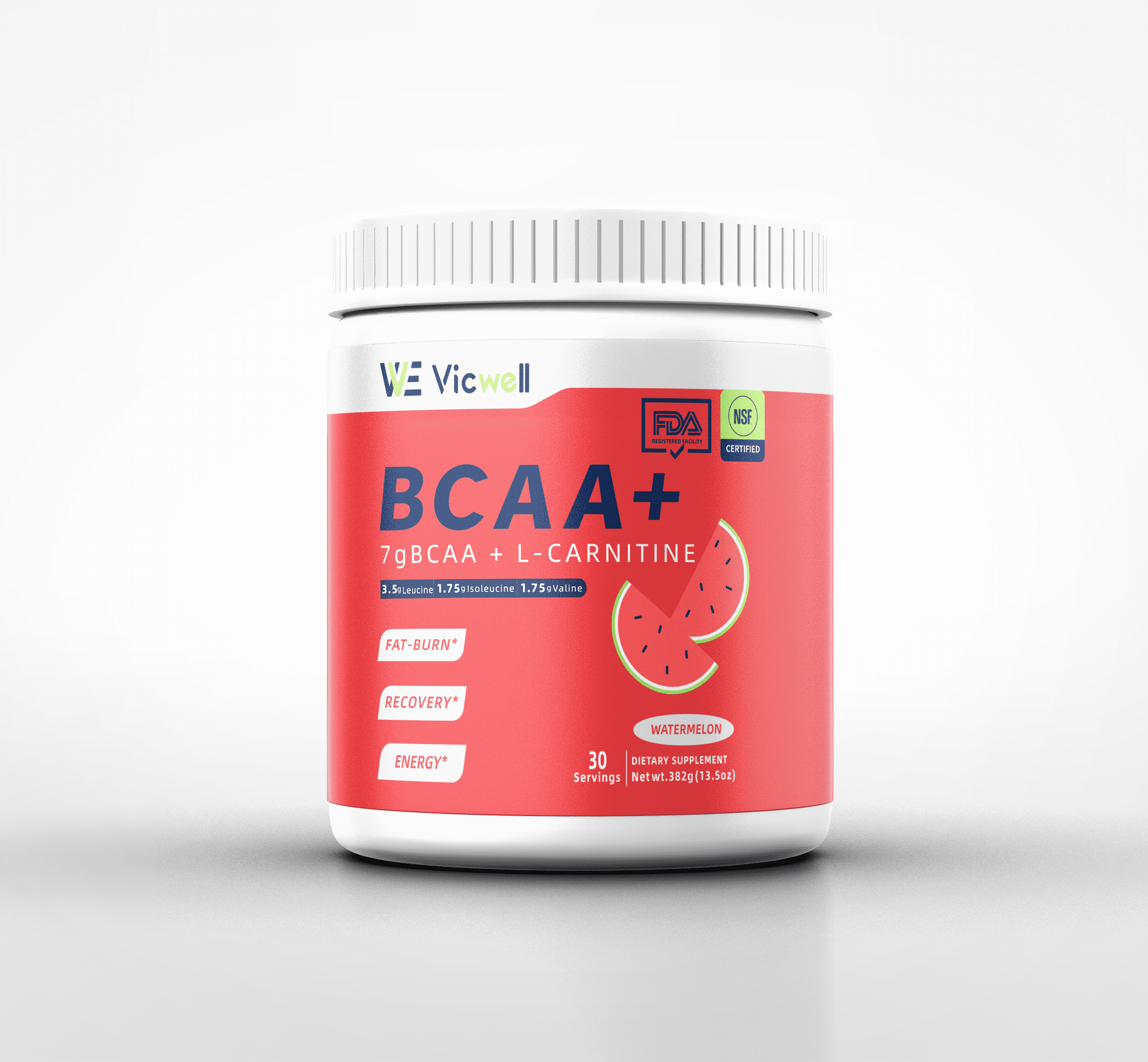 Buy 13.5 oz BCAA LCarnitine Powder Supplement, 30 Servings 7g
