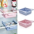 thumbnail image 3 of Fridge Drawer Organizer 4 Pack Retractable Drawer Refrigerator Storage Box,Unique Design Pull Out Bins,Fridge Shelf Holder Storage Box,Small Size,FIT FOR Under 0.5 inch Fridge Shelf, 3 of 5