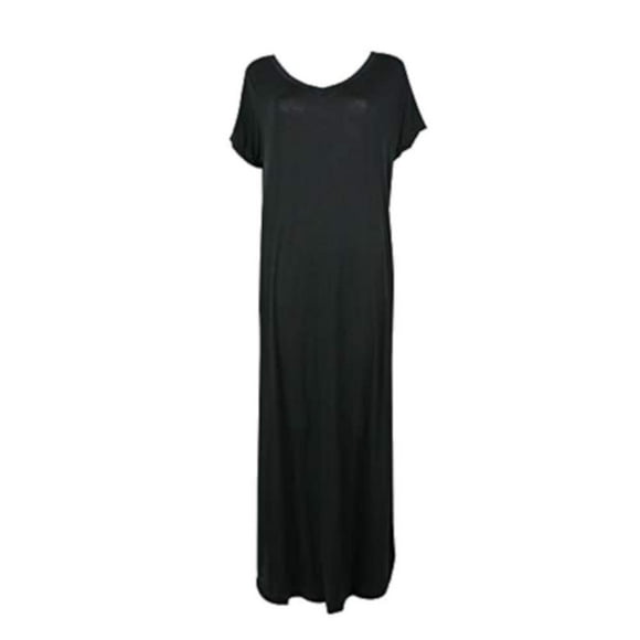 Mary Square Women's Maxi Dress (Black, X-Small)